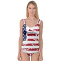 America Unite Stated Red Background Us Flags Princess Tank Leotard  View1