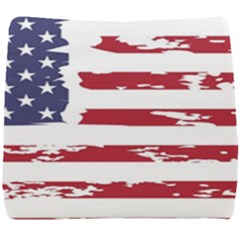 America Unite Stated Red Background Us Flags Seat Cushion