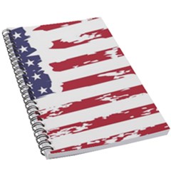 America Unite Stated Red Background Us Flags 5 5  X 8 5  Notebook