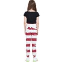 America Unite Stated Red Background Us Flags Kids  Elastic Waist Pants View2