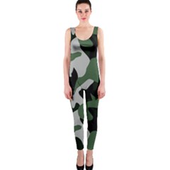 Camouflage Camo Army Soldier Pattern Military One Piece Catsuit