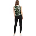 Camouflage Camo Army Soldier Pattern Military V-Neck Cropped Tank Top View2