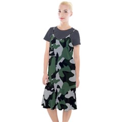 Camouflage Camo Army Soldier Pattern Military Camis Fishtail Dress