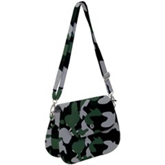 Camouflage Camo Army Soldier Pattern Military Saddle Handbag