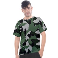 Camouflage Camo Army Soldier Pattern Military Men s Sport Top by Jancukart