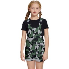 Camouflage Camo Army Soldier Pattern Military Kids  Short Overalls