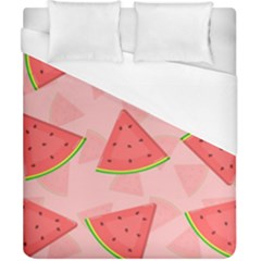 Background Watermelon Pattern Fruit Food Sweet Duvet Cover (california King Size)