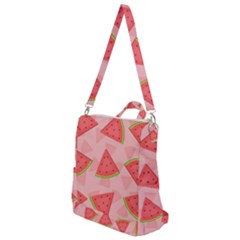 Background Watermelon Pattern Fruit Food Sweet Crossbody Backpack