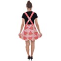 Background Watermelon Pattern Fruit Food Sweet Velvet Suspender Skater Skirt View2