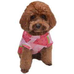 Background Watermelon Pattern Fruit Food Sweet Dog T-shirt