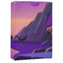 Sunset Sea Ocean Purple Pink Flowers Stone Playing Cards Single Design (Rectangle) with Custom Box View1