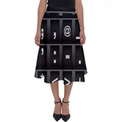 Timeline Character Symbols Alphabet Literacy Read Perfect Length Midi Skirt by Jancukart