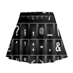 Timeline Character Symbols Alphabet Literacy Read Mini Flare Skirt by Jancukart