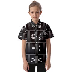 Timeline Character Symbols Alphabet Literacy Read Kids  Short Sleeve Shirt