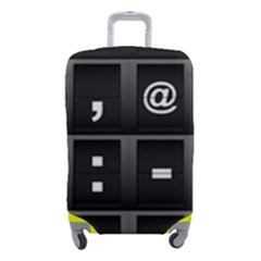 Timeline Character Symbols Alphabet Literacy Read Luggage Cover (small) by Jancukart