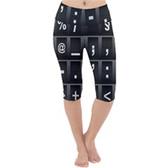 Timeline Character Symbols Alphabet Literacy Read Lightweight Velour Cropped Yoga Leggings by Jancukart