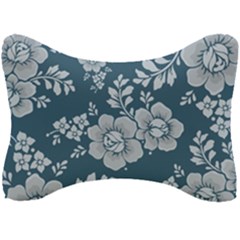 Flowers Design Floral Pattern Stems Plants Seat Head Rest Cushion