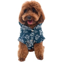 Flowers Design Floral Pattern Stems Plants Dog Coat