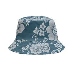 Flowers Design Floral Pattern Stems Plants Inside Out Bucket Hat by Jancukart