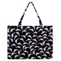 Dolphins Fish Pattern Ocean Sea Fins Aquatic Zipper Medium Tote Bag View1