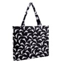 Dolphins Fish Pattern Ocean Sea Fins Aquatic Zipper Medium Tote Bag View2