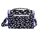 Dolphins Fish Pattern Ocean Sea Fins Aquatic Satchel Shoulder Bag View3