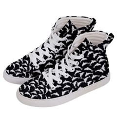 Dolphins Fish Pattern Ocean Sea Fins Aquatic Men s Hi-top Skate Sneakers