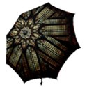 Stained Glass Window Gothic Haunted Eerie Hook Handle Umbrellas (Medium) View2