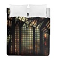 Stained Glass Window Gothic Haunted Eerie Duvet Cover Double Side (Full/ Double Size) View2