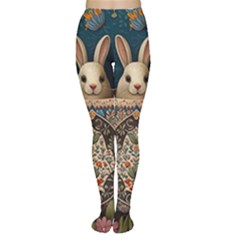 Easter Bunny Rabbit Flowers Easter Happy Easter Tights