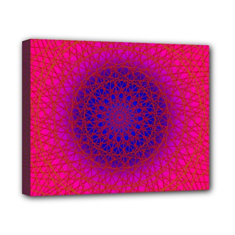 Geometric Pattern Line Art Kaleidoscope Symmetry Canvas 10  X 8  (stretched)