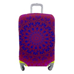 Geometric Pattern Line Art Kaleidoscope Symmetry Luggage Cover (small)