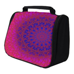 Geometric Pattern Line Art Kaleidoscope Symmetry Full Print Travel Pouch (small)