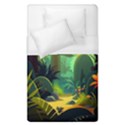 Jungle Rainforest Tropical Forest Jungle Scene Duvet Cover (Single Size) View1