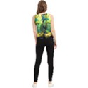 Jungle Rainforest Tropical Forest Jungle Scene V-Neck Cropped Tank Top View2