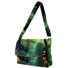 Jungle Rainforest Tropical Forest Jungle Scene Full Print Messenger Bag (s)