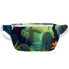 Jungle Rainforest Tropical Forest Jungle Scene Waist Bag 