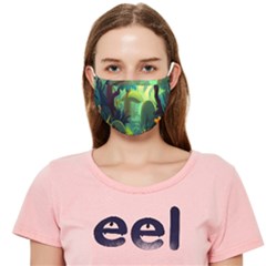 Jungle Rainforest Tropical Forest Jungle Scene Cloth Face Mask (adult)