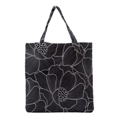 Flower Pattern Background Floral Beautiful Bloom Grocery Tote Bag