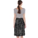 Flower Pattern Background Floral Beautiful Bloom Midi Beach Skirt View2