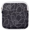 Flower Pattern Background Floral Beautiful Bloom Mini Square Pouch View1