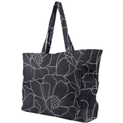 Flower Pattern Background Floral Beautiful Bloom Simple Shoulder Bag by Jancukart