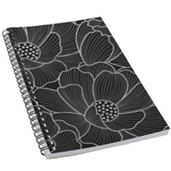 Flower Pattern Background Floral Beautiful Bloom 5 5  X 8 5  Notebook