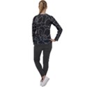 Flower Pattern Background Floral Beautiful Bloom Women s Long Sleeve Raglan Tee View2