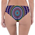 Kaleidoscope Geometric Circles Mandala Pattern Reversible Classic Bikini Bottoms View2