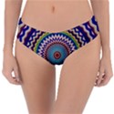 Kaleidoscope Geometric Circles Mandala Pattern Reversible Classic Bikini Bottoms View3