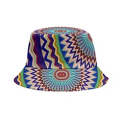 Kaleidoscope Geometric Circles Mandala Pattern Bucket Hat