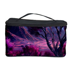 Landscape Landscape Painting Purple Purple Trees Cosmetic Storage by Jancukart