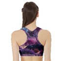 Landscape Landscape Painting Purple Purple Trees Sports Bra with Border View2