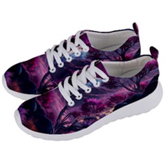 Landscape Landscape Painting Purple Purple Trees Men s Lightweight Sports Shoes